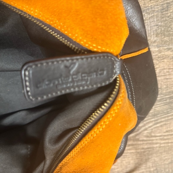 Alberta Di Canio Brown and Orange large bag in very very good condition - Picture 10 of 15